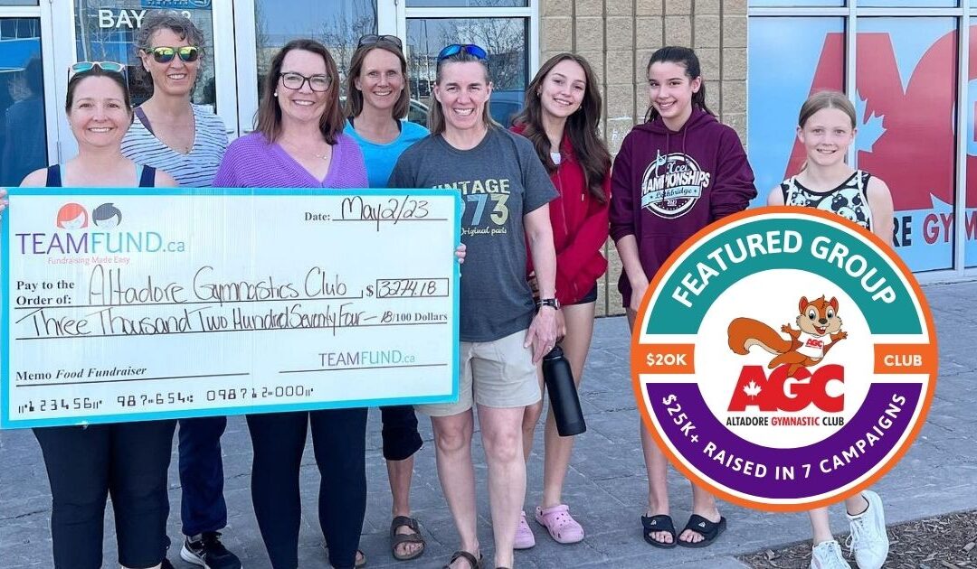 Altadore Gymnastics Club Raises $25,000 Using Online Fundraising with Food