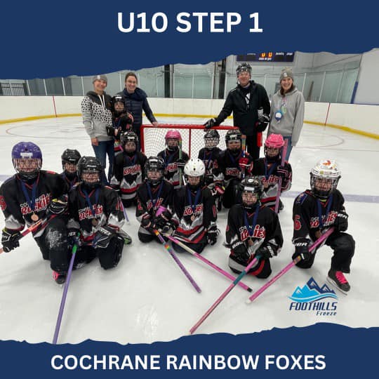 U10 Cochrane Ringette Rainbow Foxes