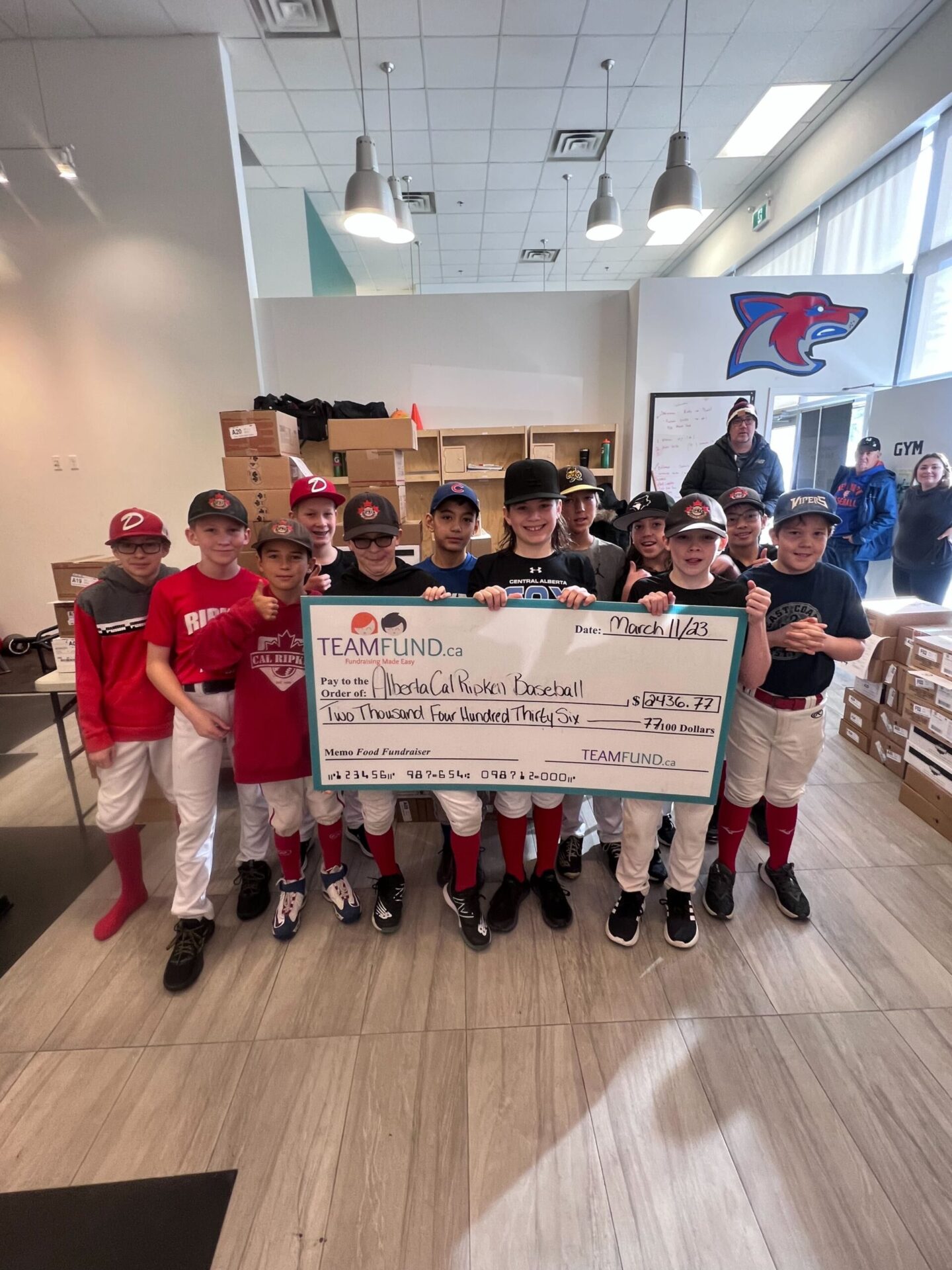 BaseballAlberta Cal Ripken 23 TeamFund Fundraising