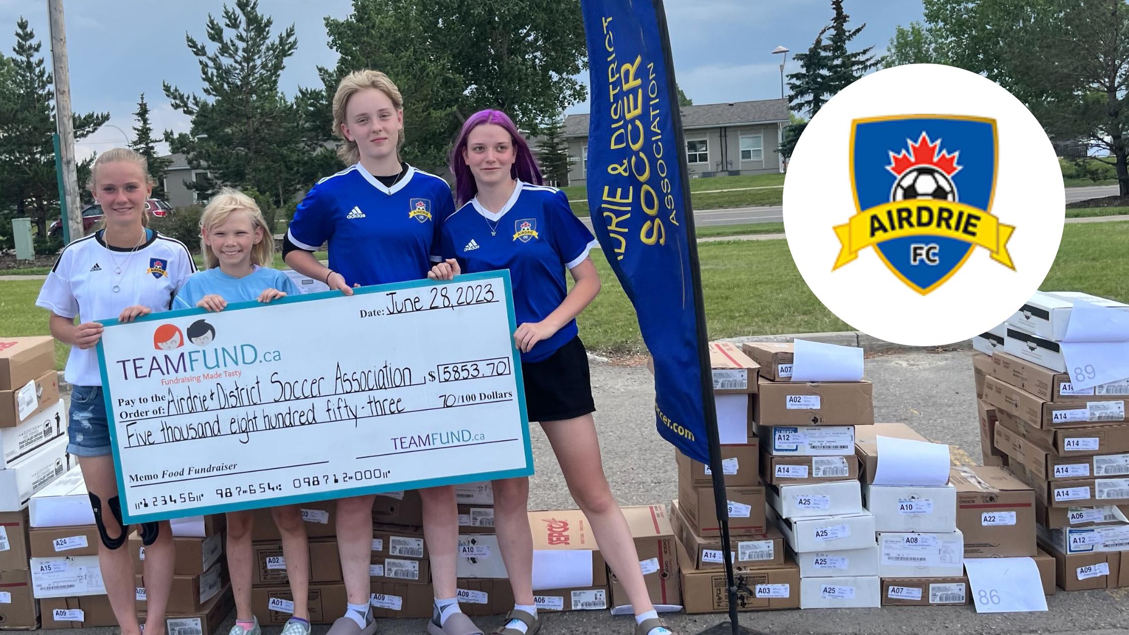 Airdrie Soccer raises $5853 in Summer Fundraiser