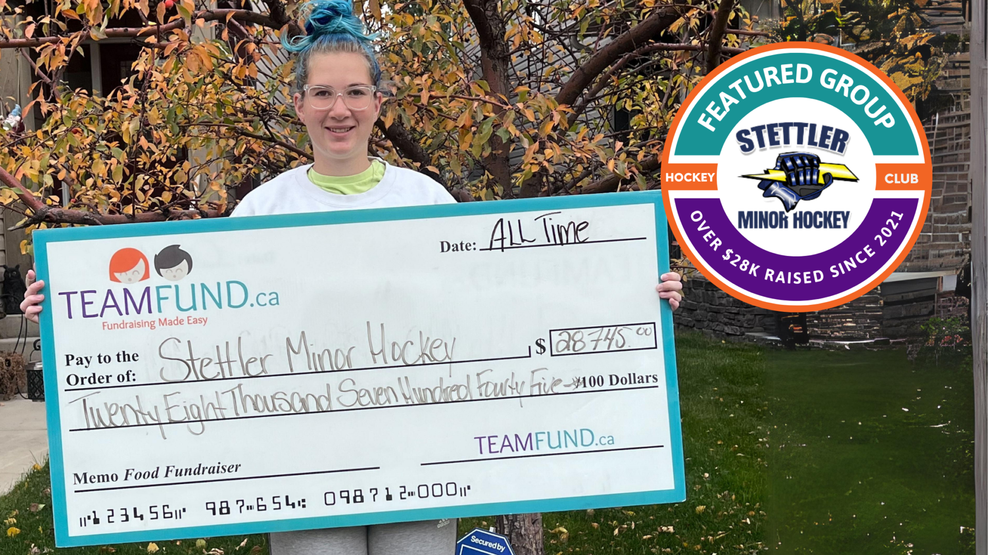 Stettler Minor Hockey Association has raised $28,745 in three years.