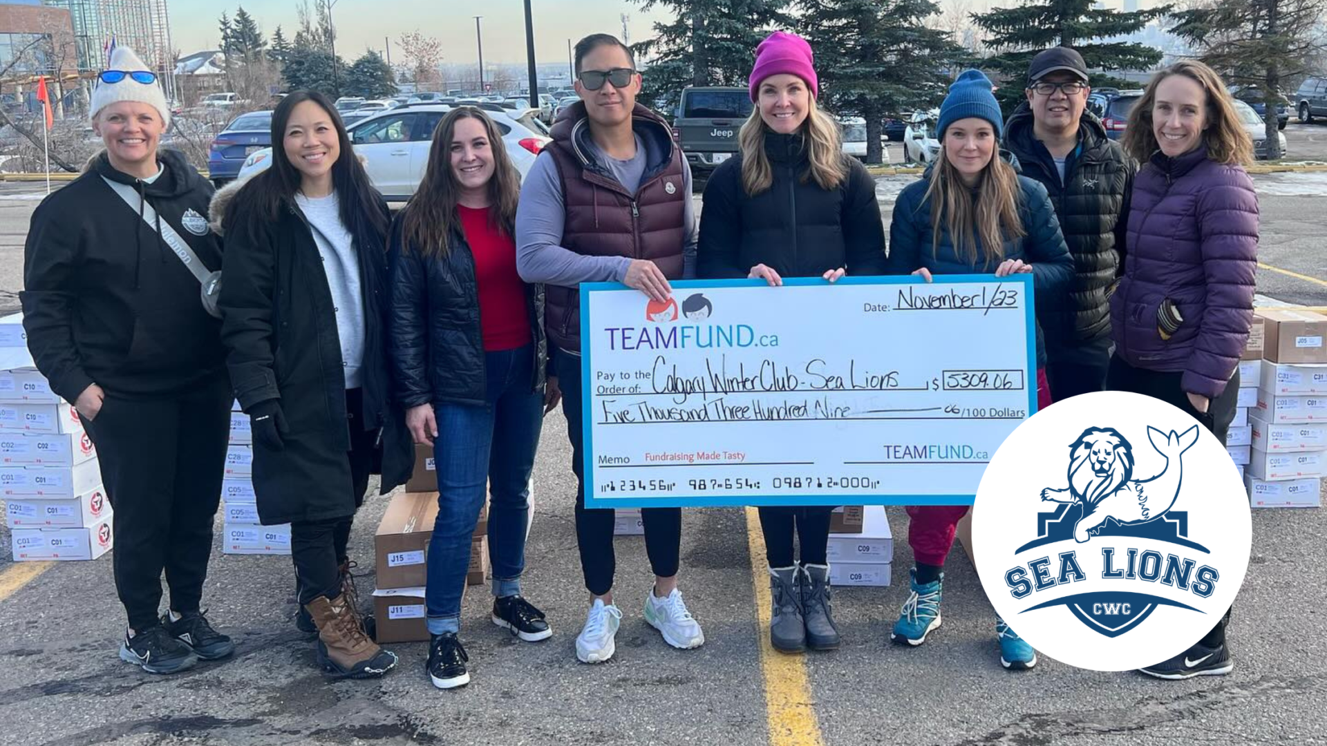 Calgary Winter Club Sea Lions Raise Over $5K with Pizza & Meat Fundraiser