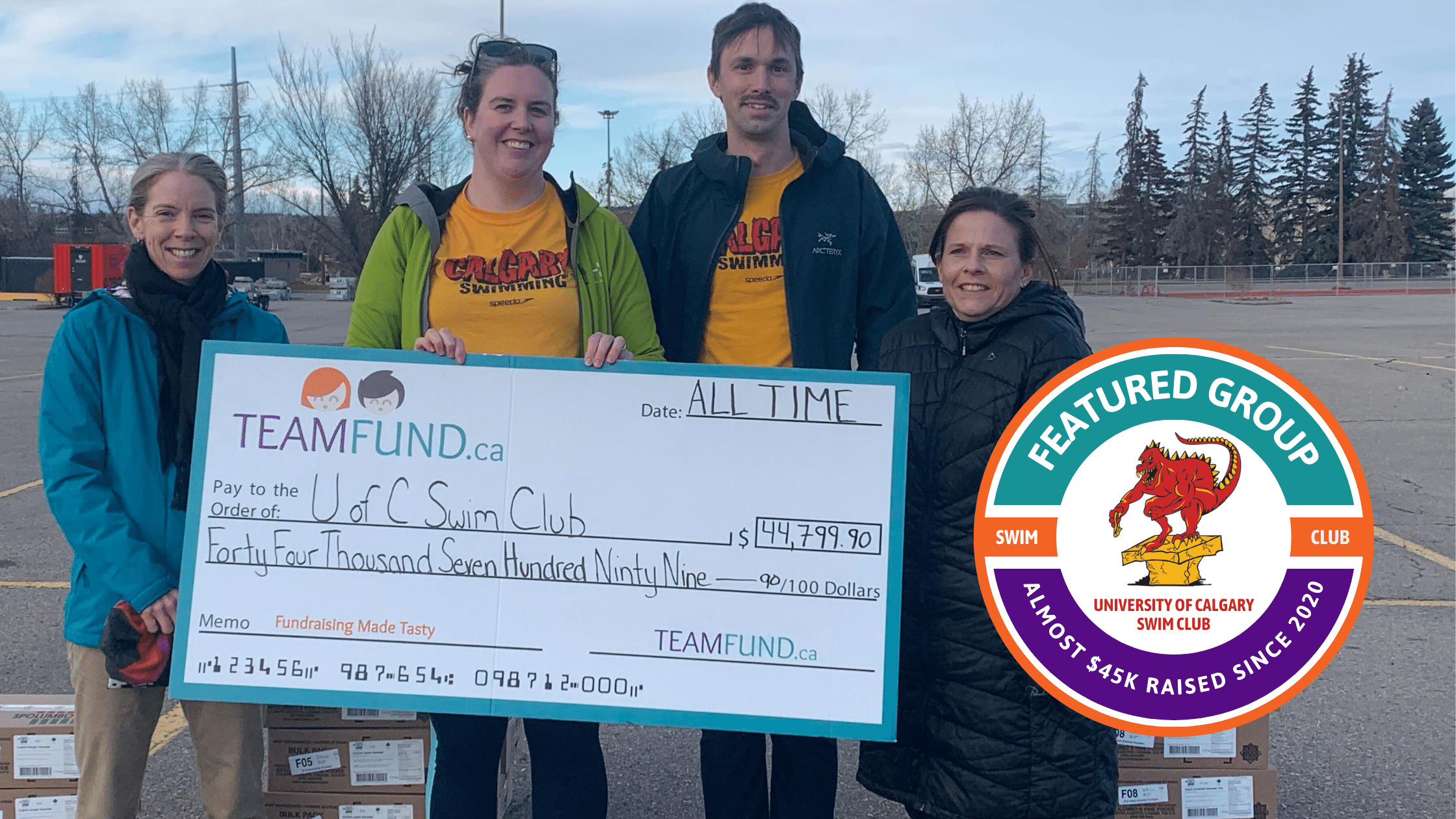University of Calgary Swim Club Raises 45K for Athletes