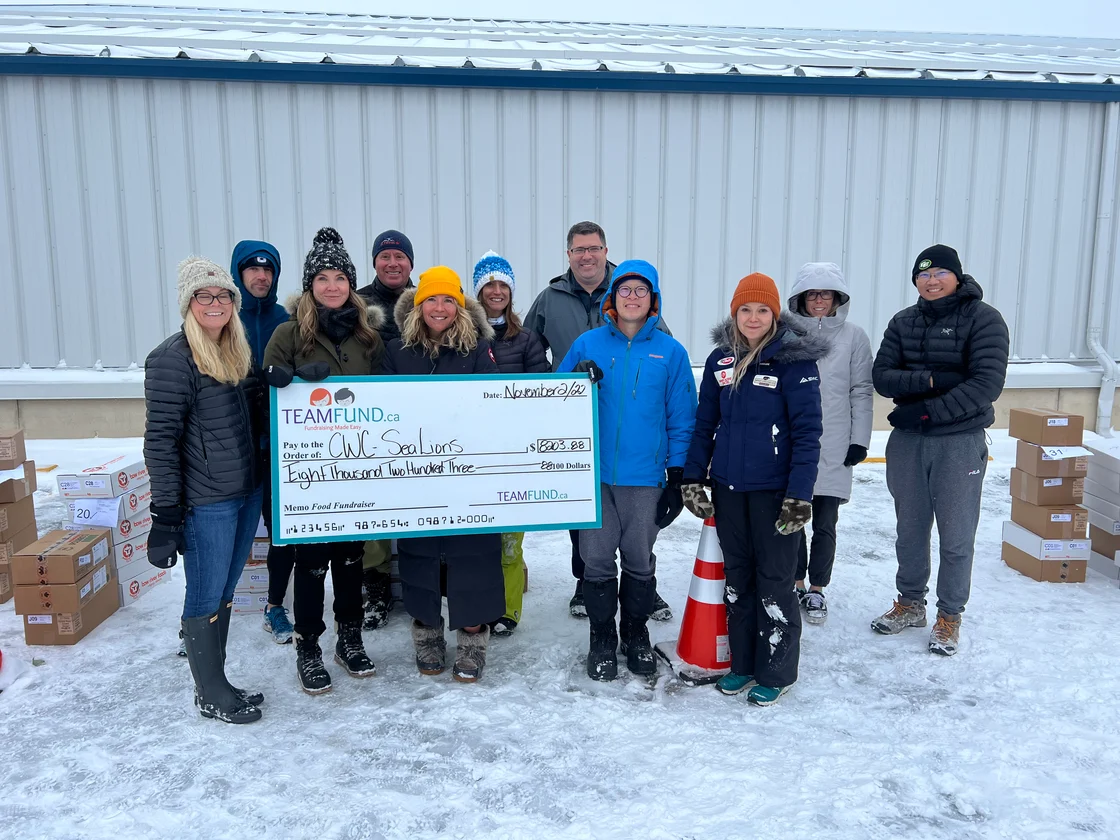 Calgary Winter Club Sea Lions raised $8203 in November 2022 for their booster fund.