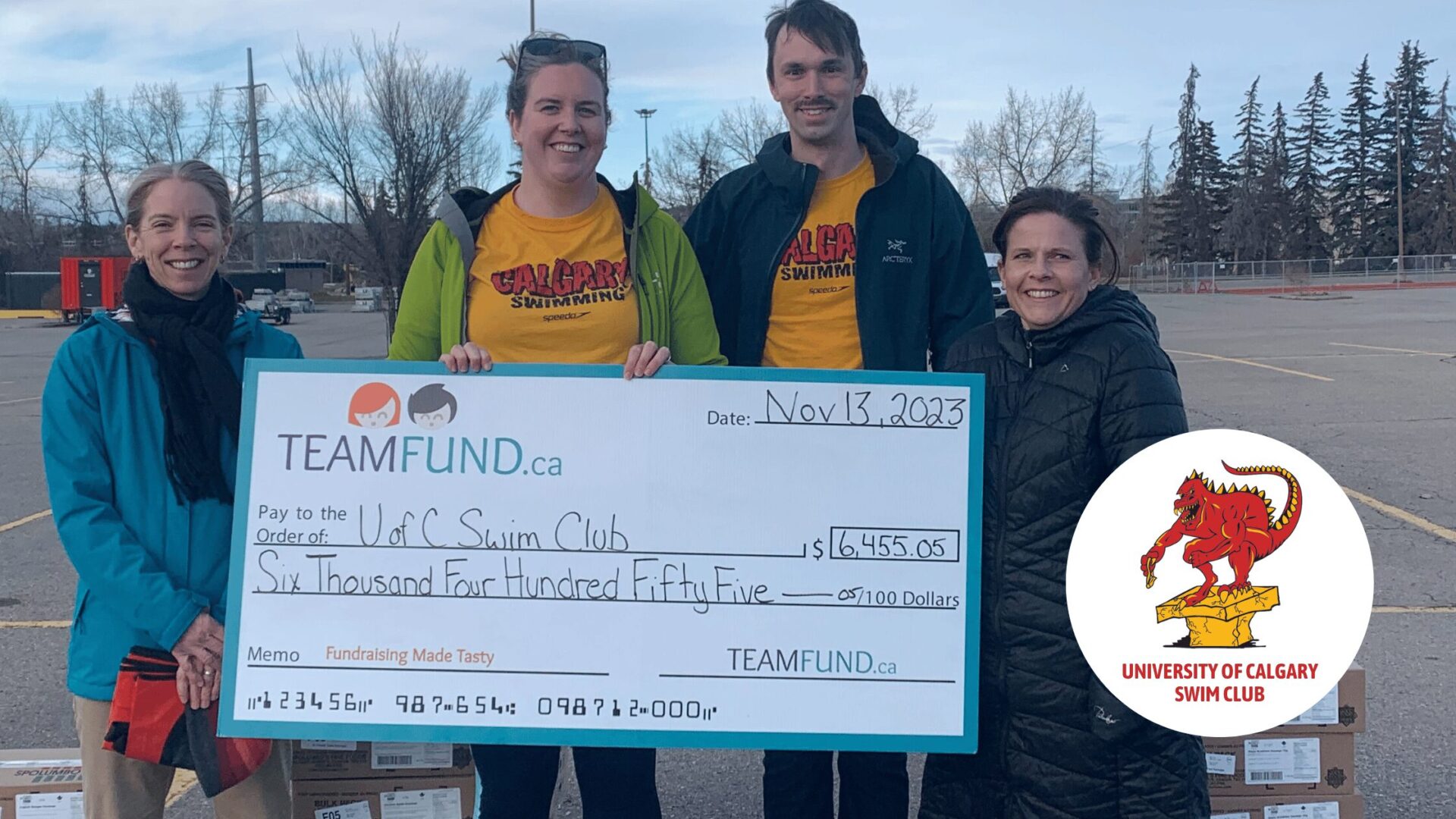 University of Calgary Swim Club Fundraiser Raises Over $6400 with Meat