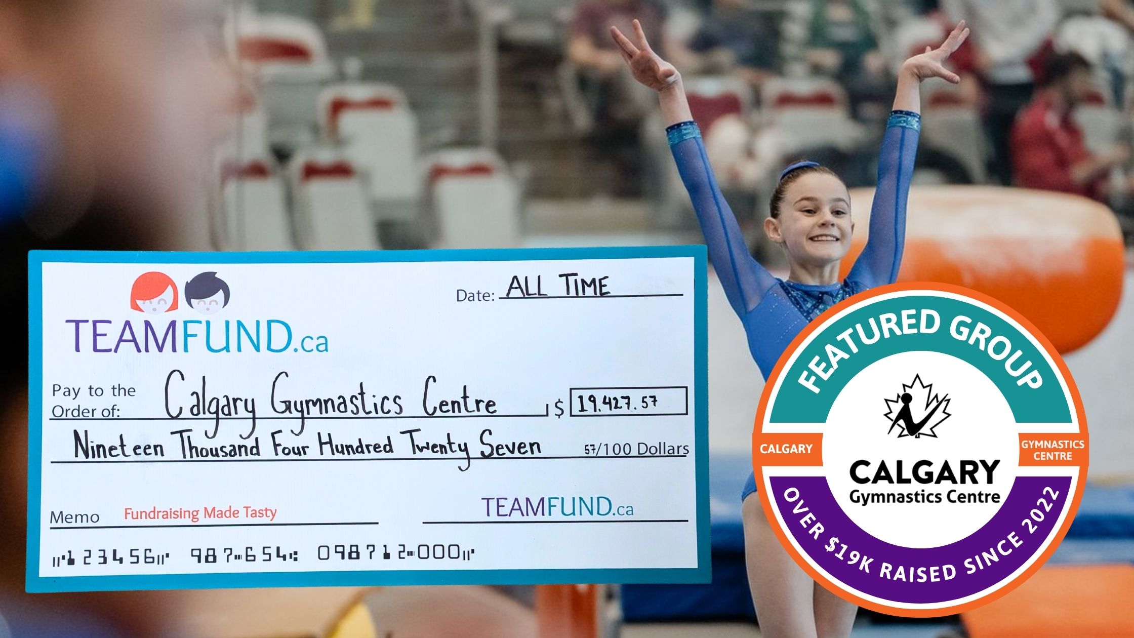 Consistent Food Fundraisers: $19K+ Raised For Calgary Gymnastics Centre’s Two Locations