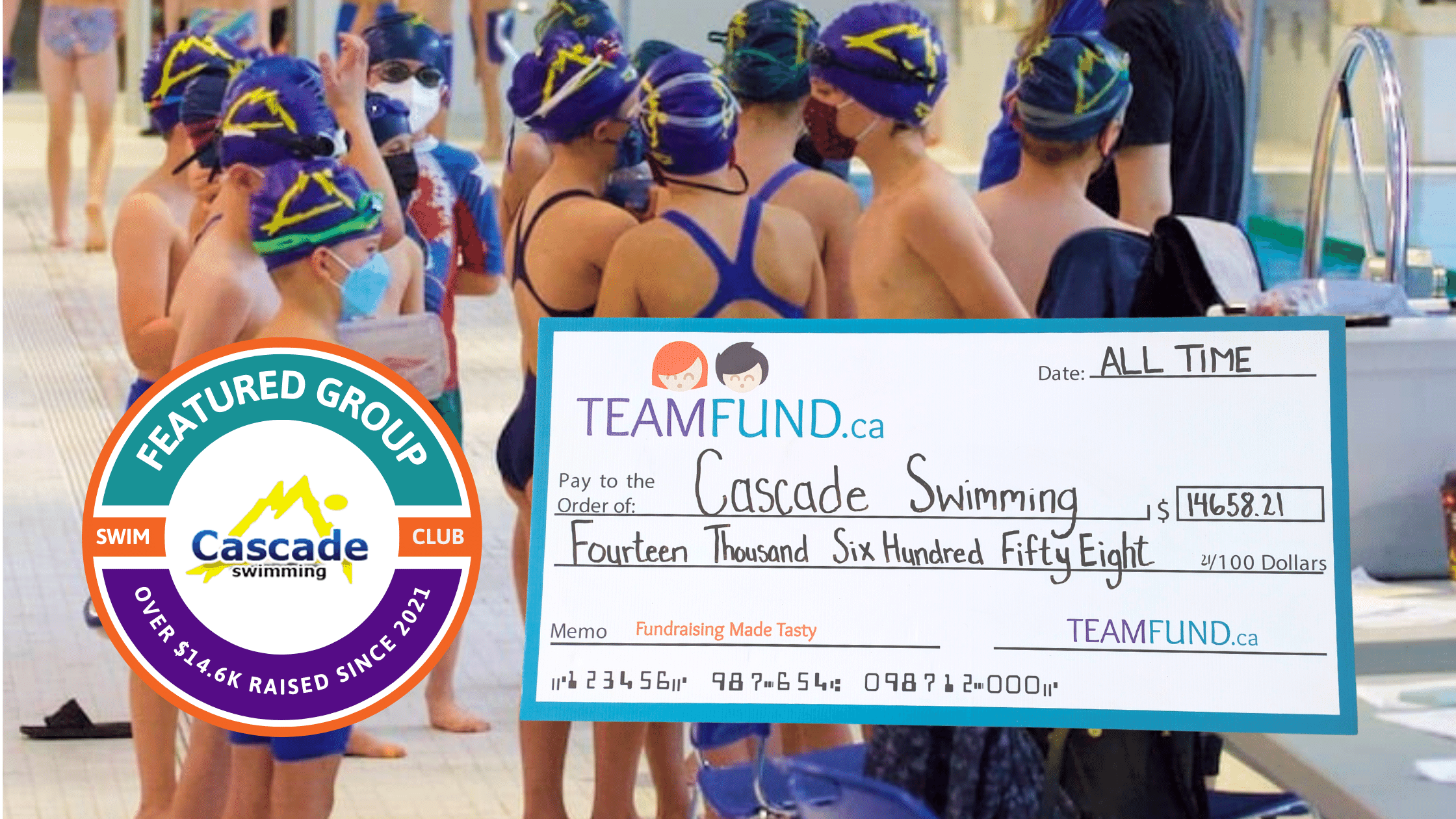 Cascade Swimming Raises Over $14K for Individual Athlete Accounts