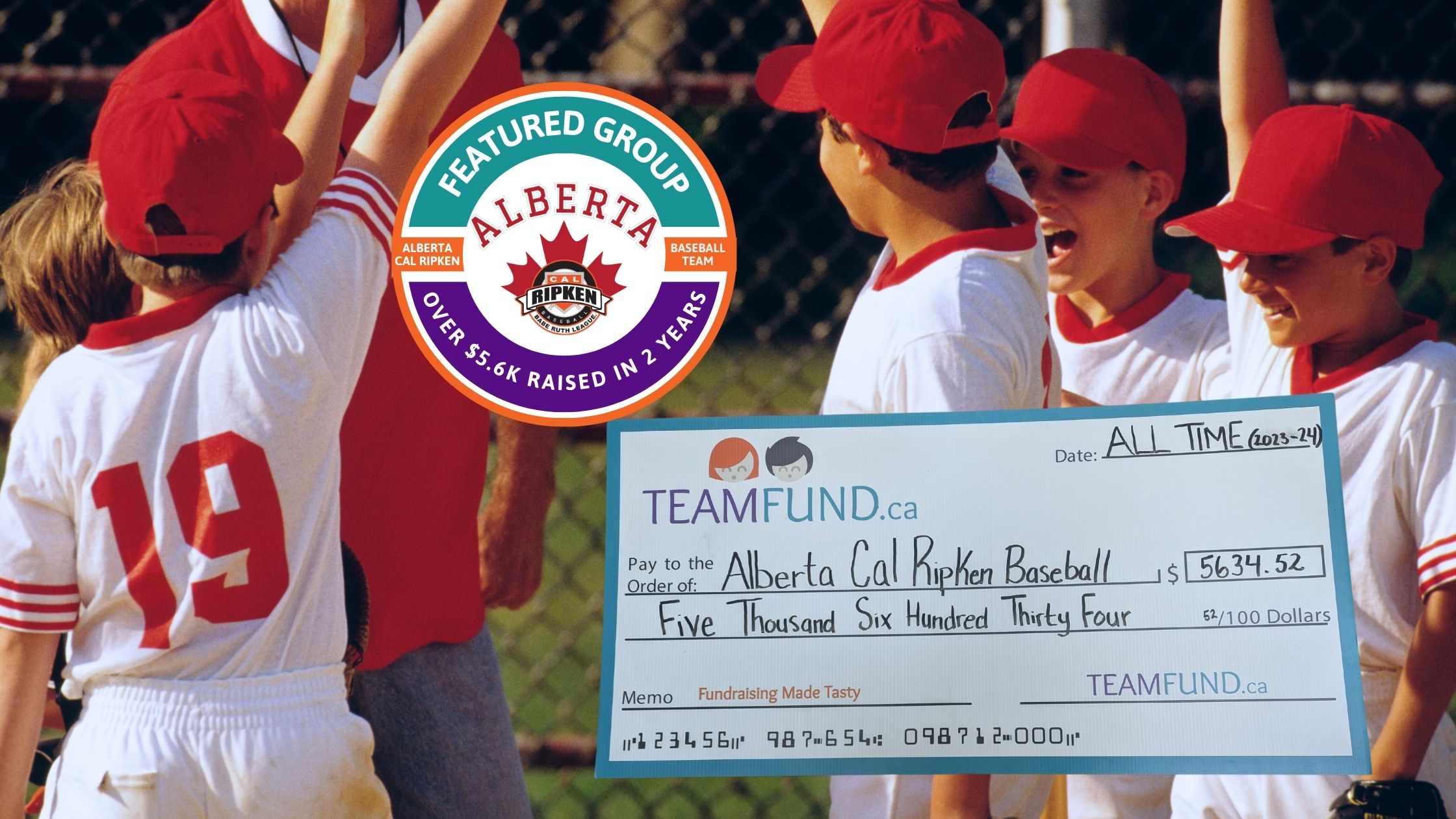 Alberta Cal Ripken Baseball Brings in Over $5K with Teamwork and Tasty Food