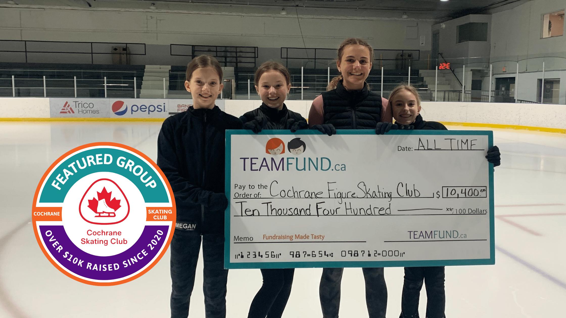 How Cochrane Skating Club Raised Over $10K By Filling Their Freezers