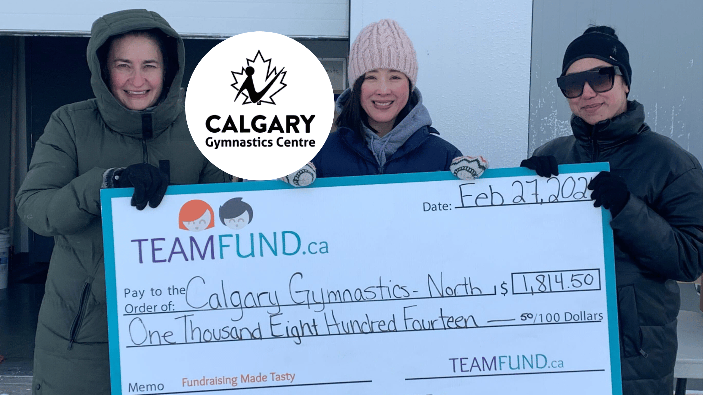 Calgary Gymnastics North Grows from $500 – $1800 Fundraising in 3 Years