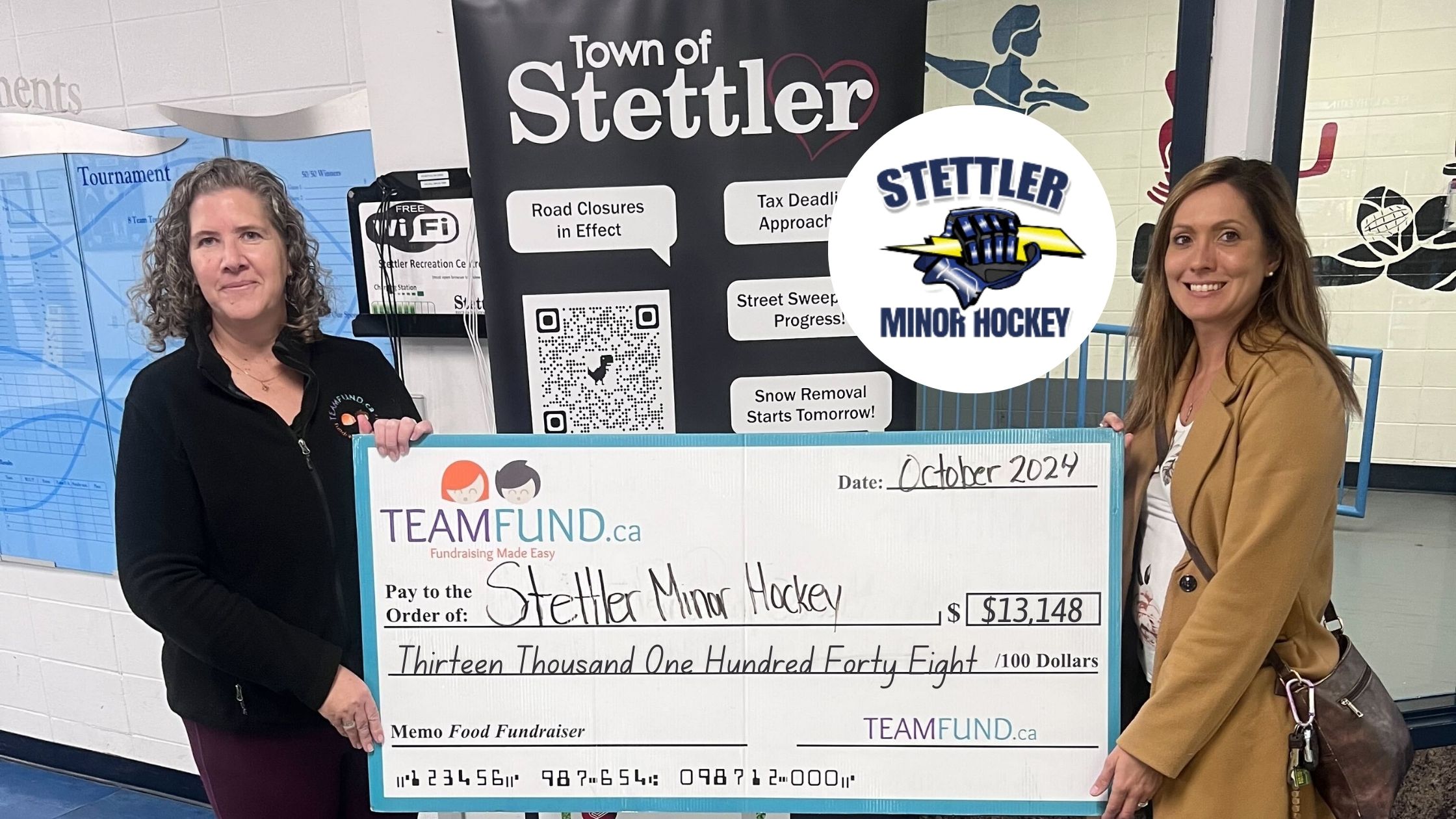 Stettler Minor Hockey Bacon Fundraiser Raises Over $13K This Fall