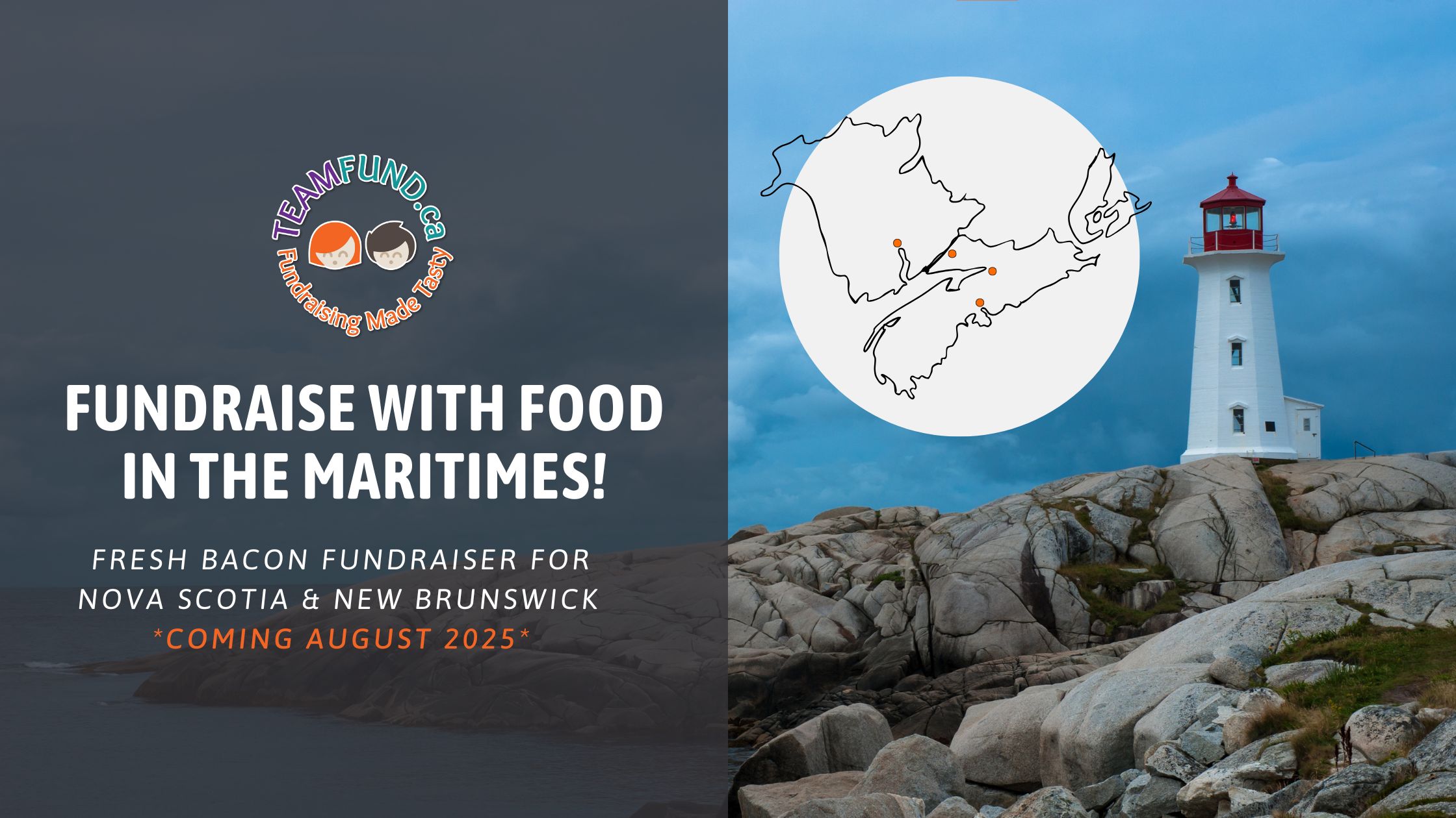 Fundraise in Nova Scotia & New Brunswick with Fresh Bacon