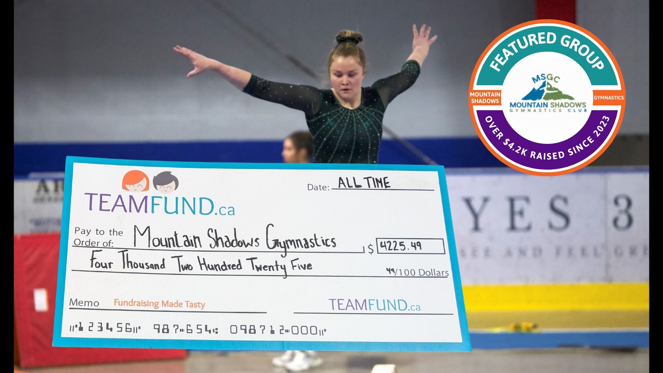 Mountain Shadows Gymnastics Funds Competitions with Food Fundraisers