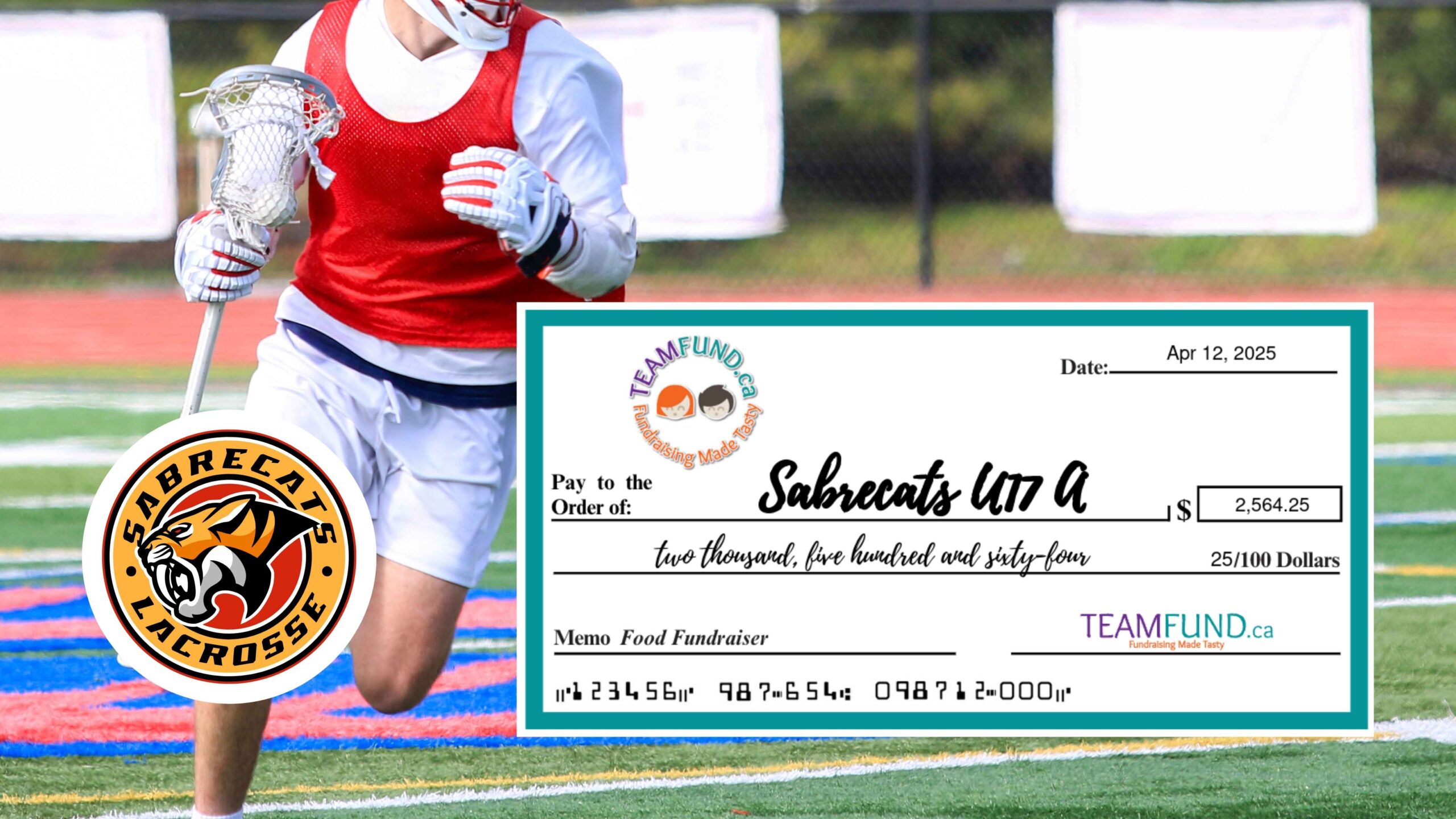 Sabrecats Raises over $2550 for Tournament Travel with Lacrosse Fundraiser