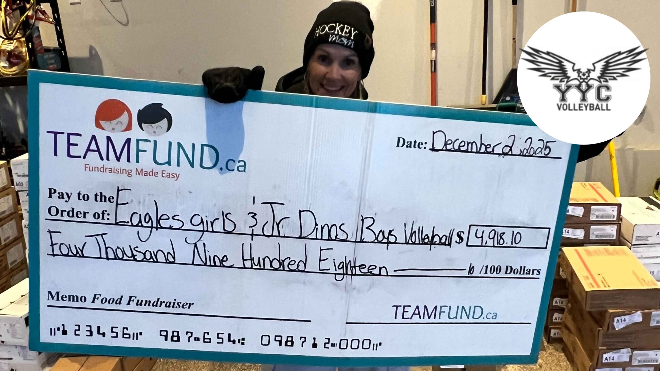 YYC Volleyball Club Fundraising Raises $13K+ in Four Seasons